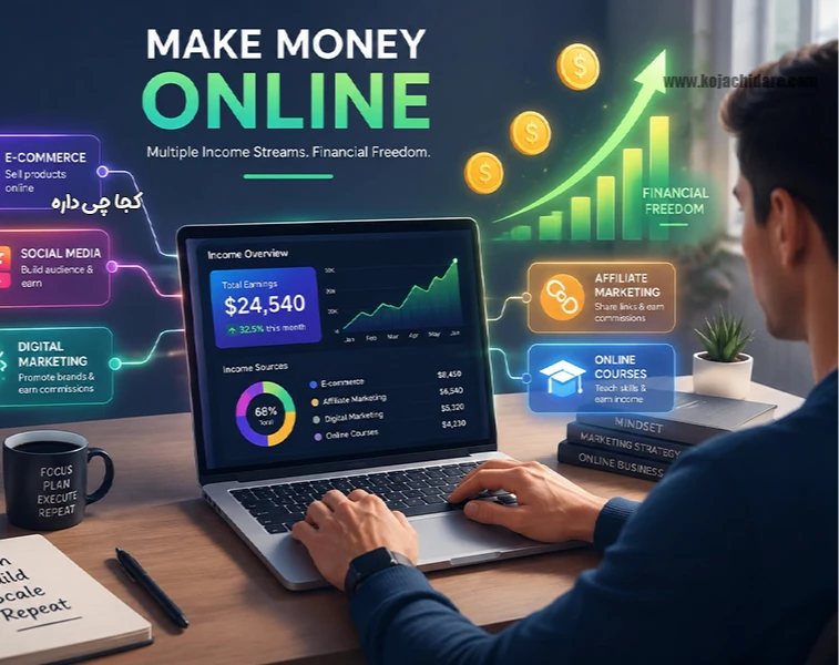 کسب و کار اینترنتی ،۱۲ روش برای پول درآوردن از اینترنت
