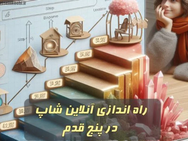 راه اندازی آنلاین شاپ در پنج قدم
